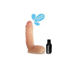 Rex Squirting Dildo - Beige 